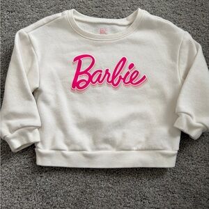 GAP Kids Cream Sweatshirt with Pink Logo